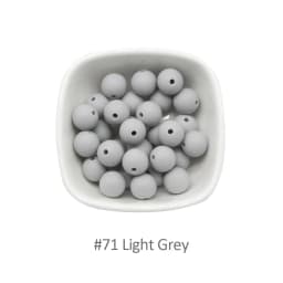 Cute-idea 50pcs Silicone Beads 12mm Food Grade Baby Loose Rounds perles Beads DIY Pacifier Chain Toys Accessories Baby Goods
