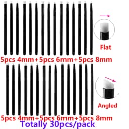 Wholesale Flat /Angled Detailed Blending Brushes Large Small Smooth Blending Brushes Ink Application Tool for DIY Cards Making