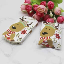12/50pcs Beautiful Flower Pattern Pillow Shape Paper & Kraft Wedding Candy & Birthday Gift Storage Box Size 20X55X80mm