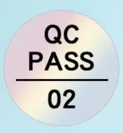 1000pcs 10MM DIAMETER QC PASSED Stickers Matte/Hologram Silver Adhesive Waterproof