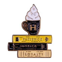 Wizarding school The Most Inclusive House Hufflepuff pinss magic Cat Mandrake Root Charms,Herbology,Potions-Spell Books brooch