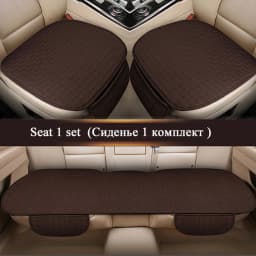 Car Seat Cover Front/Rear Flax/Linen Seat Cushion Protector Pad Black/Red/Beige/Grey/Coffee/Brown For Toyota Rav4 M5 X45