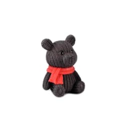 1Pcs Popular Plastic Teddy Bear Miniature Fairy Garden Easter Animal Figurines Party Gift Home Decoration Accessories