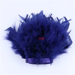 Fluffy Marabou Turkey Feathers Trims DIY Needlework Plumes On Ribbon Wedding Dress Accessories Decorative Feathers For Crafts