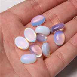 10pcs/lot Natural Stone Cabochon 8-25MM Tiger Eye Agat Oval Cameo Fit DIY Ring Earring Bracelet Necklace Making Jewelry Finding