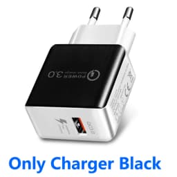 Quick Charger 3.0 USB Charger For Samsung A51 A71 A90 A32 A22 5G Huawei P40 P30 P20 QC 3.0 Fast Wall Charger USB C Type C Cable