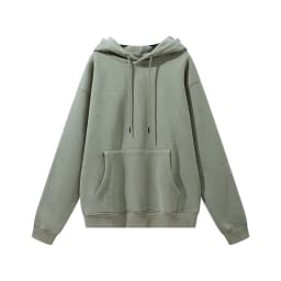 ZODF New Winter Men Basic Thick Fleece 345gsm Hoodies Casual Loose Hip Hop Unisex Hooded Sweatshirt Pullovers Tracksuits HY0010
