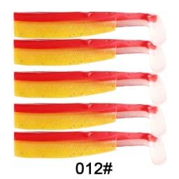 FTK Soft Black Minnow Head 5g 12g 25g Soft Lure Jig Bait Bass Pike Fishing Silicone Baits Crank Hook Jigging Bass Zander