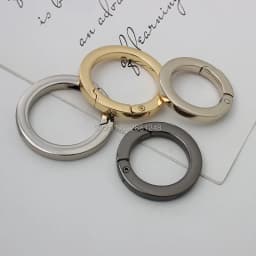10-30pcs 4 colors square Spring ring Hardware Accessories Banding chain o ring Openable Rings Keys Charms Clasps Connection