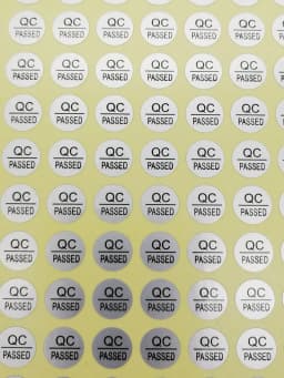 1000pcs 10MM DIAMETER QC PASSED Stickers Matte/Hologram Silver Adhesive Waterproof