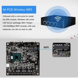 Intel Celeron J1900 N2830 Mini PC with 4xGigabit I211 I225 LAN 2xUSB 1xHDMI 1xVGA Computer Support Pfsense Linux Firewall Router
