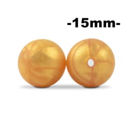 LOFCA 20Pcs Silicone Bead 15MM Food grade silicone beads Used in jewelry making Necklace Bracelets Keychain Jewelry accessories