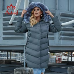 Astrid 2023 Winter new arrival down jacket women with a fur collar loose clothing outerwear quality women winter coat FR-2160