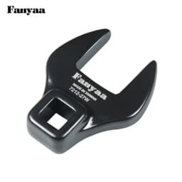 Fanyaa Open End Interchangeable Torque Head, Individual Crowfoot Wrench, Square Drive 1/2", Full Polish 36-48mm Made In Taiwan