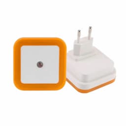 Mini Cute Wall Plug-in LED Night Light Auto Sensor Bedside Lamp For Bedroom Kid's Room Hallway Corridor Stairs EU/US 110V 220V