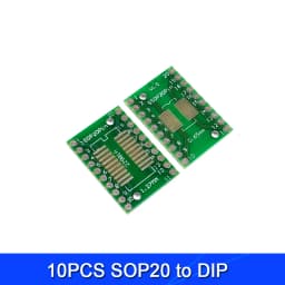 10pcs PCB Board Kit SMD Turn To DIP Adapter Converter Plate SOP MSOP SSOP TSSOP SOT23 8 10 14 16 20 28 SMT To DIP