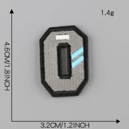 A-Z Letter Patches on Clothes magic paste Patch Military Biker Embroidery Clothing Sticker Applique 26pc Alphabet Diy Logo Brand