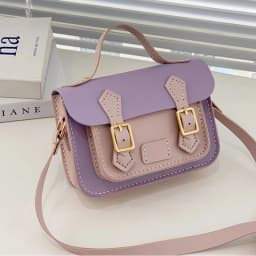 DIY Cambridge Bag Making Material Set PU Leather Handmade Satchel Backpack Handbag Shoulder Bags Crossbody Sewing Accessories