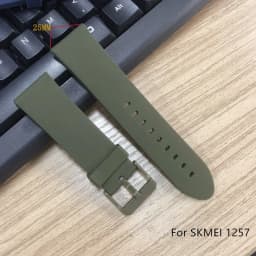 Adjustable Replacement Watch Strap Band Silicone Rubber Plastic Watchbands For SKMEI 1251 1025 1155 Sports Watches Accessories