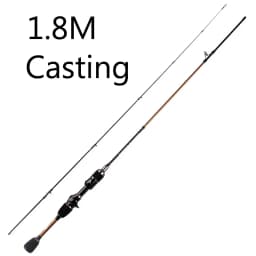 Skmially Spinning rod carbon ul 1.8m 1.68m0.8-5g ultralight casting fishing rod fishing accessories vara de pesca