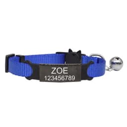 Pet ID Tag Custom collar Personalized Labels Free Engraving Cat Collar Cute Nylon Adjustable Safety Breakaway Small Dog Necklace