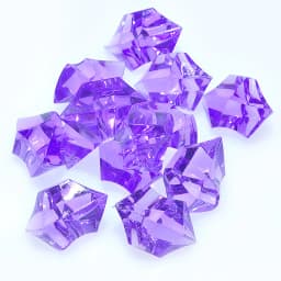 20pcs Acrylic Crystal Gem Stone Crushed Ice Rocks Aquarium Colorful Stone Fish Tank Vase Landscaping Decoration