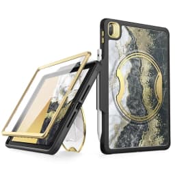 CLAYCO Nebula Case For iPad 10.2 Case (2021/2020/2019) With Built-in Screen Protector Full Body Heavy Duty Protective Case
