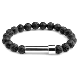 Natural Stone Couples Bracelet Secret Message Tube Notes Can Be Placed Friendship Bracelets For Women Men Charming Jewelry