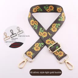 Women Bag Shoulder Crossbody Waist Bag Adjustable Replaceable Custom Length Webbing Fashion Nylon Handle Wide Shoulder Strap