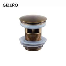 Bathroom Basin Sink Pop Up Drain Antique Brass Carved Waste Stopper Clic-clac Waterlet Vanity Sink Waste Drainer ZR2023