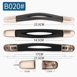 SUZAOZHE Suitcase Luggage Replacement Handle Travel Suitcase Handle Strap Factory Replacement Zinc Alloy Grip Carry Grip
