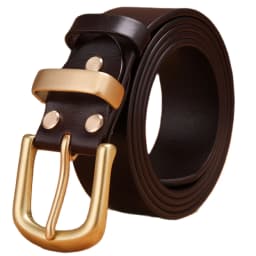 Camel vegetable tanned belt solid brass buckle high quality mens belts luxury full grain genuine leather jeans cowboy 140 130cm