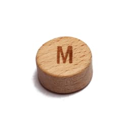 20Pcs/lot 10 15mm Mixed Letter Beech Wood Beads Round Flat Alphabet Loose Spacer Beads For Jewelry Making Handmade Diy Bracelet