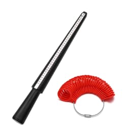 Professional Measuring Gauge Finger Bracelet UK/US Official Ring Stick Sizer Mandrel Gauge Ring For DIY Jewelry Measure Tools