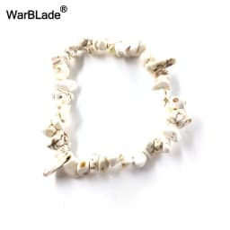 Natural Gem Stone Bracelet Amethyst Irregular Stretch Chip beads Nuggets Quartz Bracelets Bangles Crystal Wristband For Women