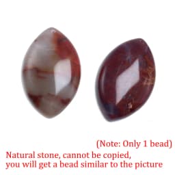 Natural Stone Purple Green Blue Black Striped Agates Beads Marquise Cabochons Stone Pendant 28x45mm For Jewelry Making