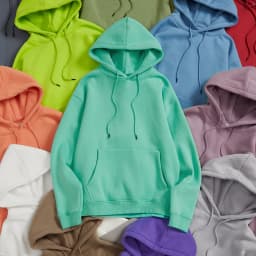 ZODF New Winter Men Basic Thick Fleece 345gsm Hoodies Casual Loose Hip Hop Unisex Hooded Sweatshirt Pullovers Tracksuits HY0010