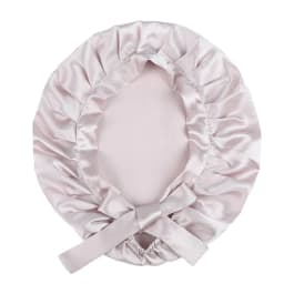 SuyaDream 100% Mulberry Silk Sleep Cap for Women Hair Care Natural 19 Momme Silk Night Bonnet with Adjustable Ribbons