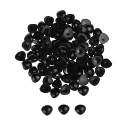 100Pcs Triangle Safety Noses for Dolls Toys Bear Plastic Buttons Safety Crafts DIY Doll Nose Crafts Making Puppet Accessories