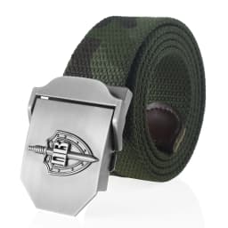 SupSindy Canvas Belt 3D Russian Border Guard Troop Metal Buckle Jeans Belts for Men CCCP Army Military Tactical Belts Male Strap