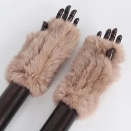New Women 100% Real Genuine Knitted Rex Rabbit Fur Mittens Winter Warm Lady Real Fur Fingerless Gloves Handmade Knit Fur Mitten