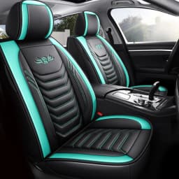 1PC Luxury PU Leather Front Car Seat Cover Cushion Protector Non-Slip Mat Waterproof for Lada VESTA for Ford for BMW