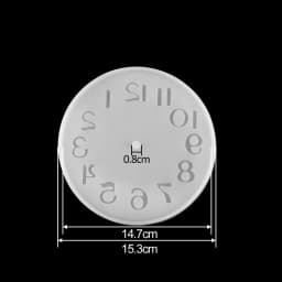 1pcs Arabic Numerals Clock Silicone Mold Handmade Crafts Clock Epoxy Resin Molds For DIY Jewelry Making Finding Tools Supplies