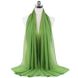 New Premium Plain Chiffon Scarf Muslim Hijab Instant Shawl Soft Ball Bubble Chiffon Head Wraps Islamic Lady Women Hijabs