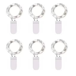 6Pcs LED String Light 1M 2M 3M Battery Operated LED Fairy Garland Lights for Wedding Christmas Festival Party Home Decoration