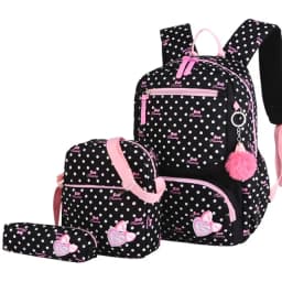 3 pcs /set USB Male backpack high school bags for women travel men school backpacks boys one student shoulder bag sac mochila