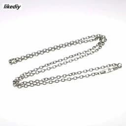 1 Piece About Length 120 CM Width 0.5cm O Type Replacement Metal Purse Chain For Shoulder Cross Body Handbags Bag Accessories