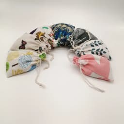100pcs Cloth Jute Bag Sack Cotton Bag Drawstring Burlap Bag Jewelry Bags Pouch Little Bags For Jewelry Display Storage Gift Bag