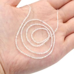 100% Natural Stone Beads Small Faceted Beads for Women Jewelry Making DIY Necklace Bracelet Accessories 2-3mm 15inch