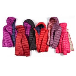 SEDUTMO Winter Double Sided Duck Down Coat Women Casual Short Hooded Puffer Jacket Autumn Thin Parkas ED1339